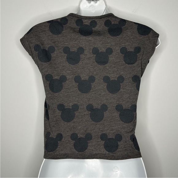 OLD NAVY DISNEY Mickey Mouse Bubblegum Crop Top T-shirt Size Small - Picture 4 of 6